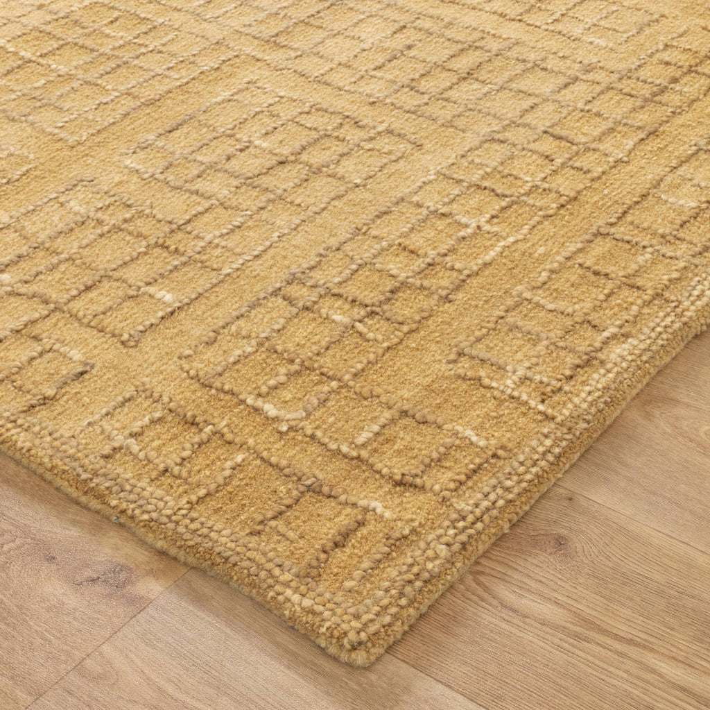 Able Citron Knitted Wool RugABAS160CITRRugtastic
