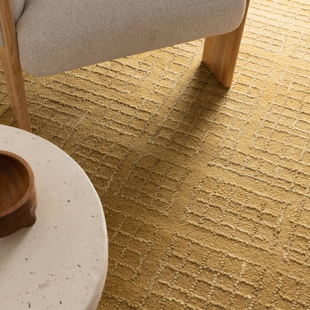 Able Citron Knitted Wool RugABAS160CITRRugtastic