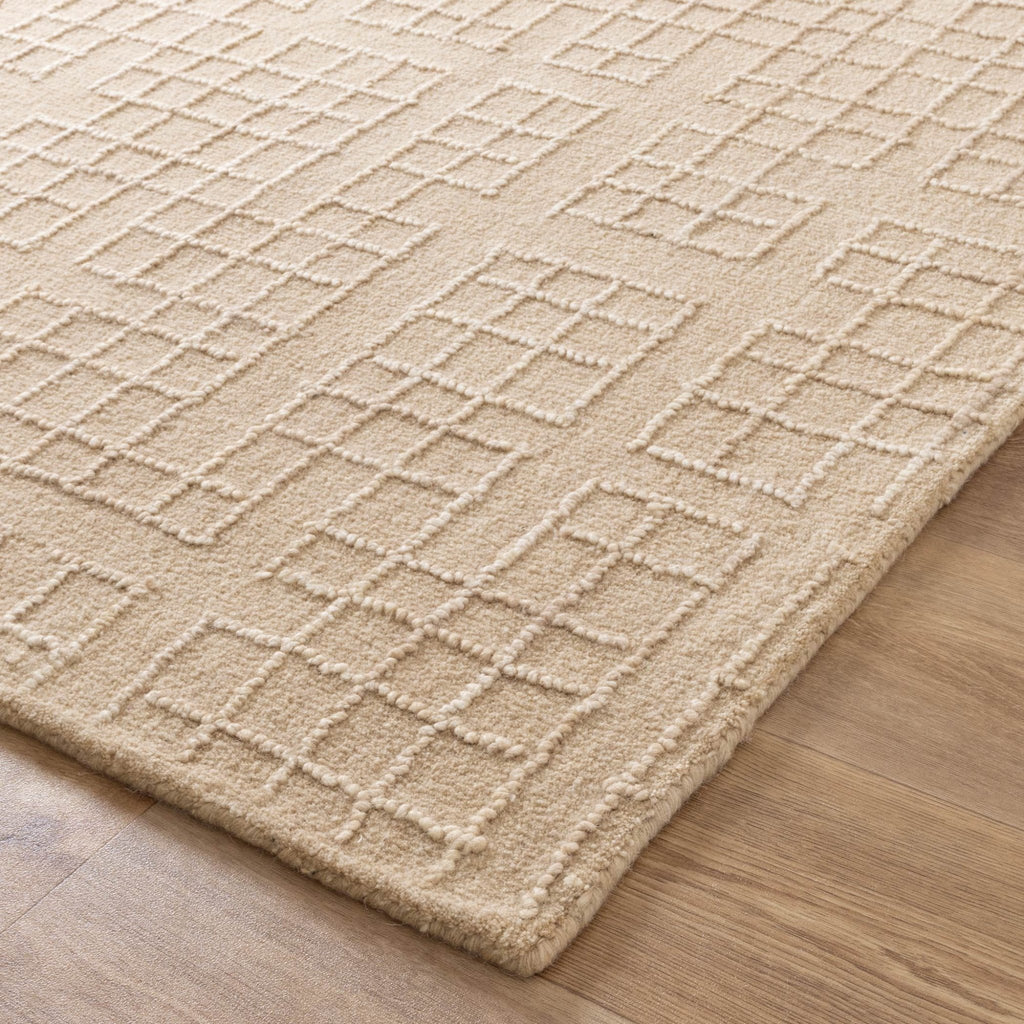 Able Croissant Beige Knitted Wool RugABAS160CROIRugtastic