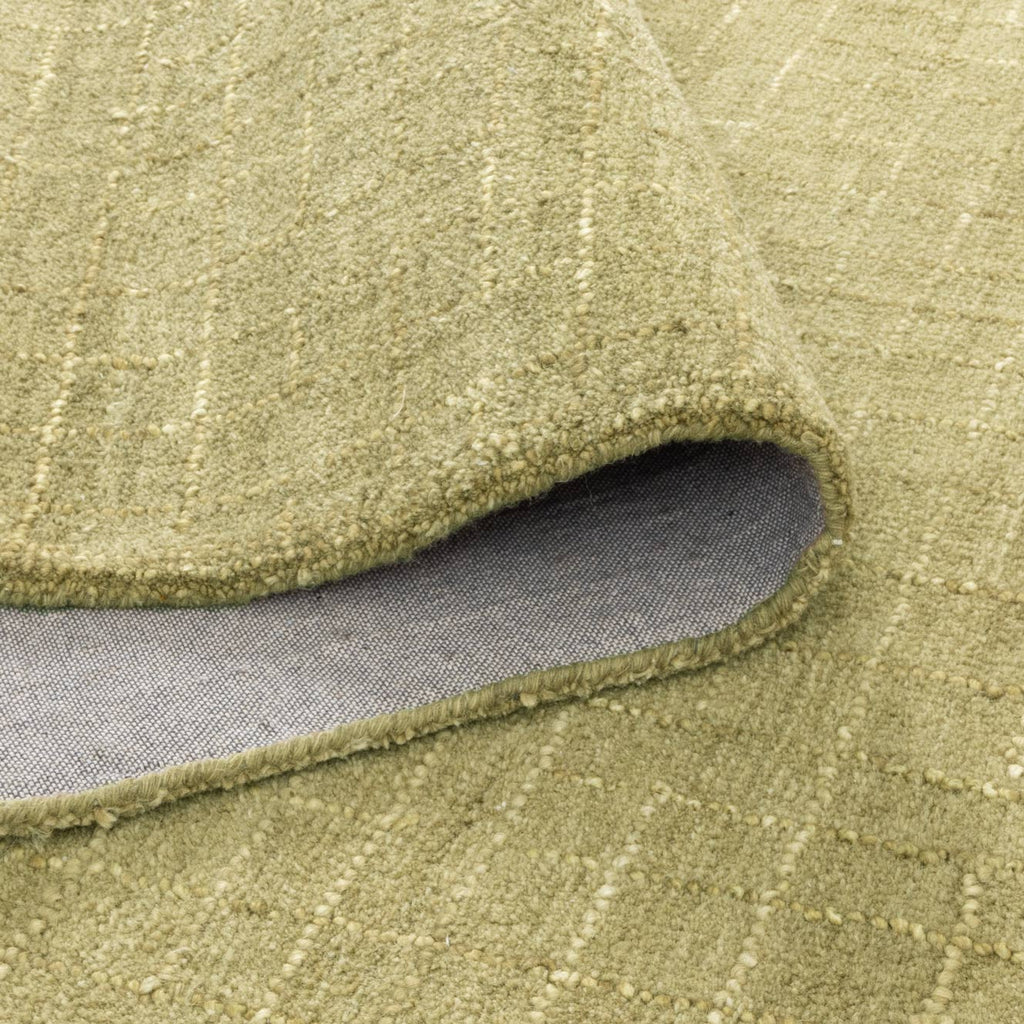 Able Green Knitted Wool RugABAS160GREERugtastic