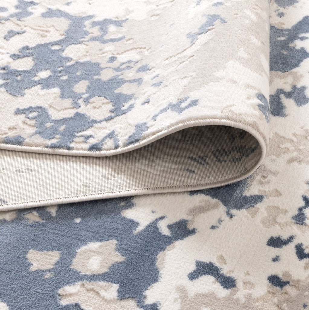 Amrita Abstract Splash Blue Multi Rug - AMAL03AMAL16003Rugtastic
