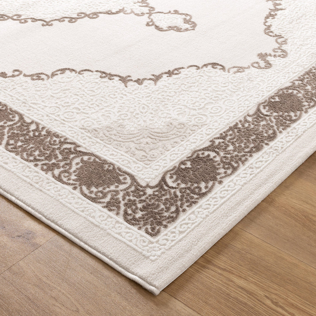 Amrita Oriental Medallion Brown Rug - AMAL05AMAL16005Rugtastic