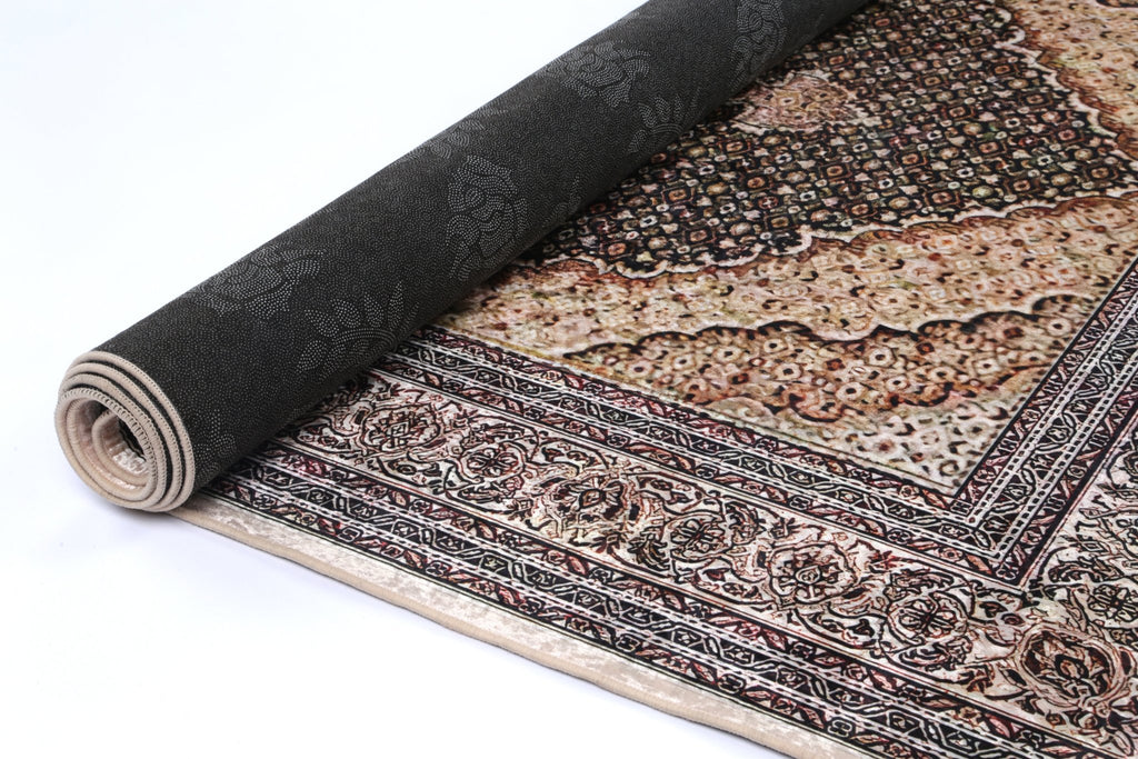 Angelo Medallion Gold Non - Slip Rug - ANGE11ANGE12011Rugtastic