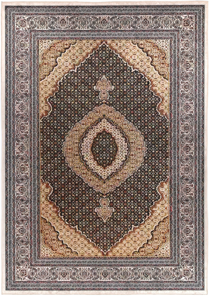 Angelo Medallion Gold Non - Slip Rug - ANGE11ANGE12011Rugtastic