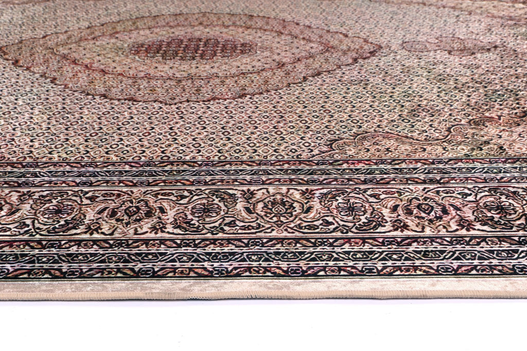 Angelo Medallion Red Non - Slip Rug - ANGE04ANGE12004Rugtastic