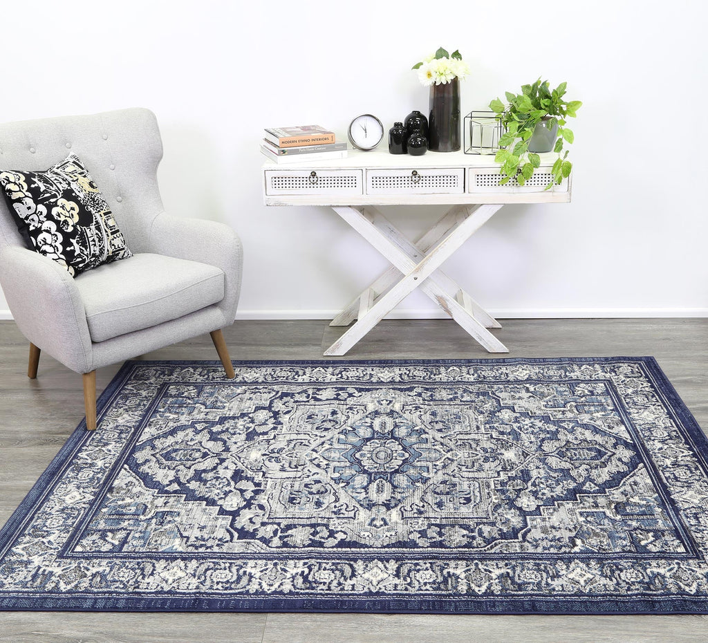Ariana Tranistional Navy RugARYA1606097NAVYRugtastic