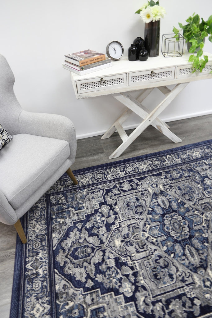Ariana Tranistional Navy RugARYA1606097NAVYRugtastic