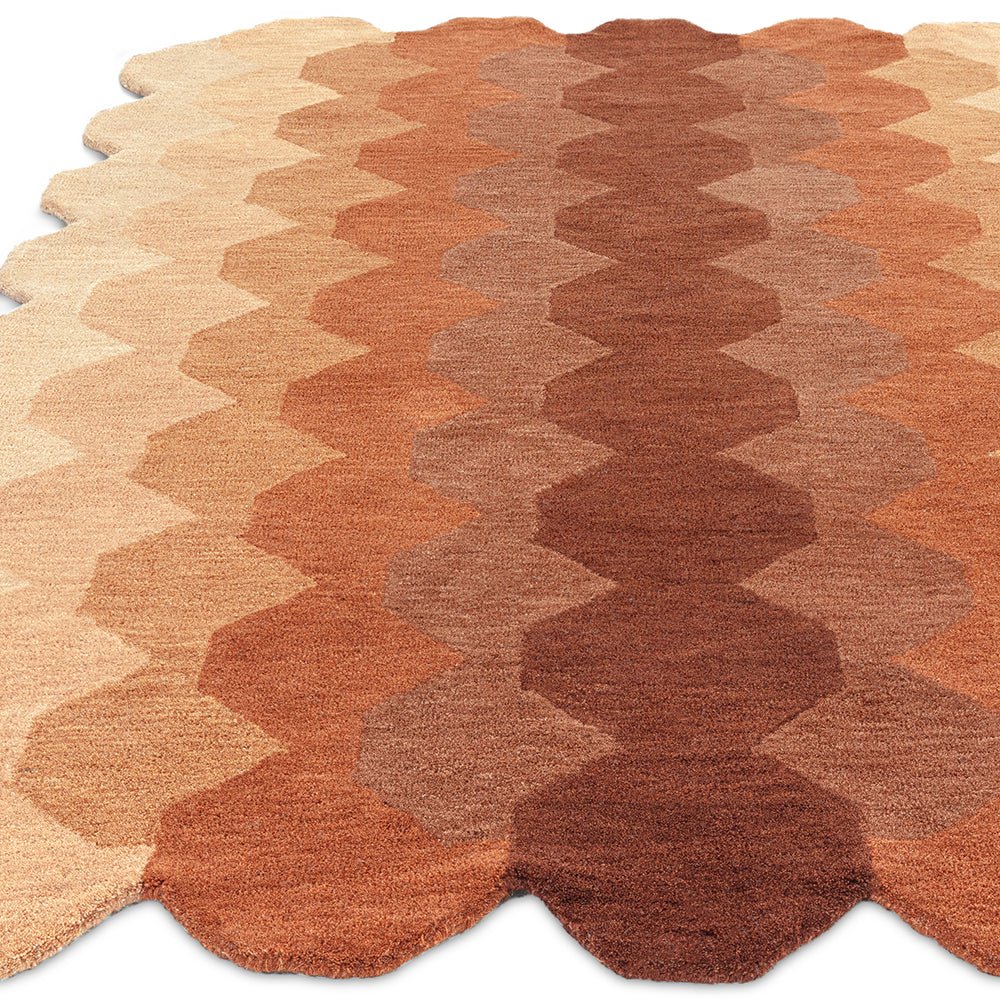 Asiatic Hive Rust RugASI - HIVE - RUST - 230X160Rugtastic