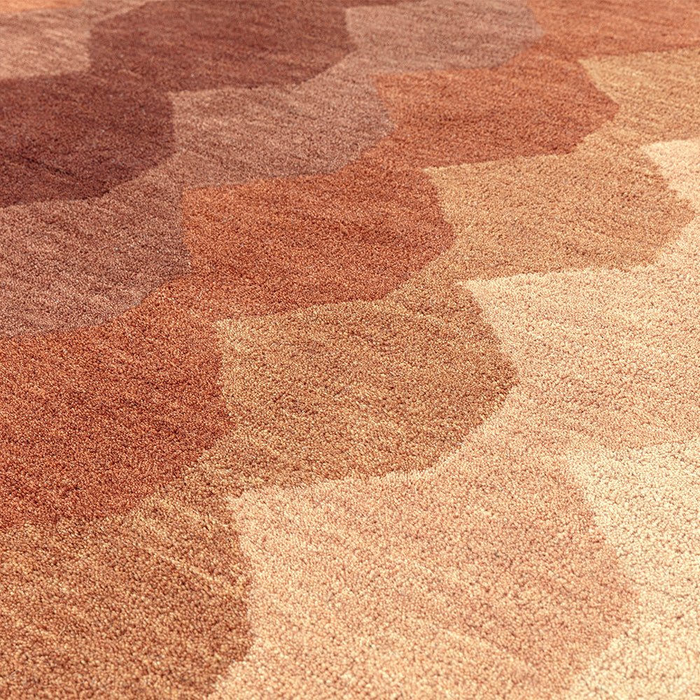 Asiatic Hive Rust RugASI - HIVE - RUST - 230X160Rugtastic