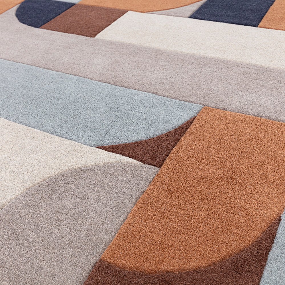 Asiatic Klotski Terracotta RugASI - MX - 88 - TER - 230X160Rugtastic