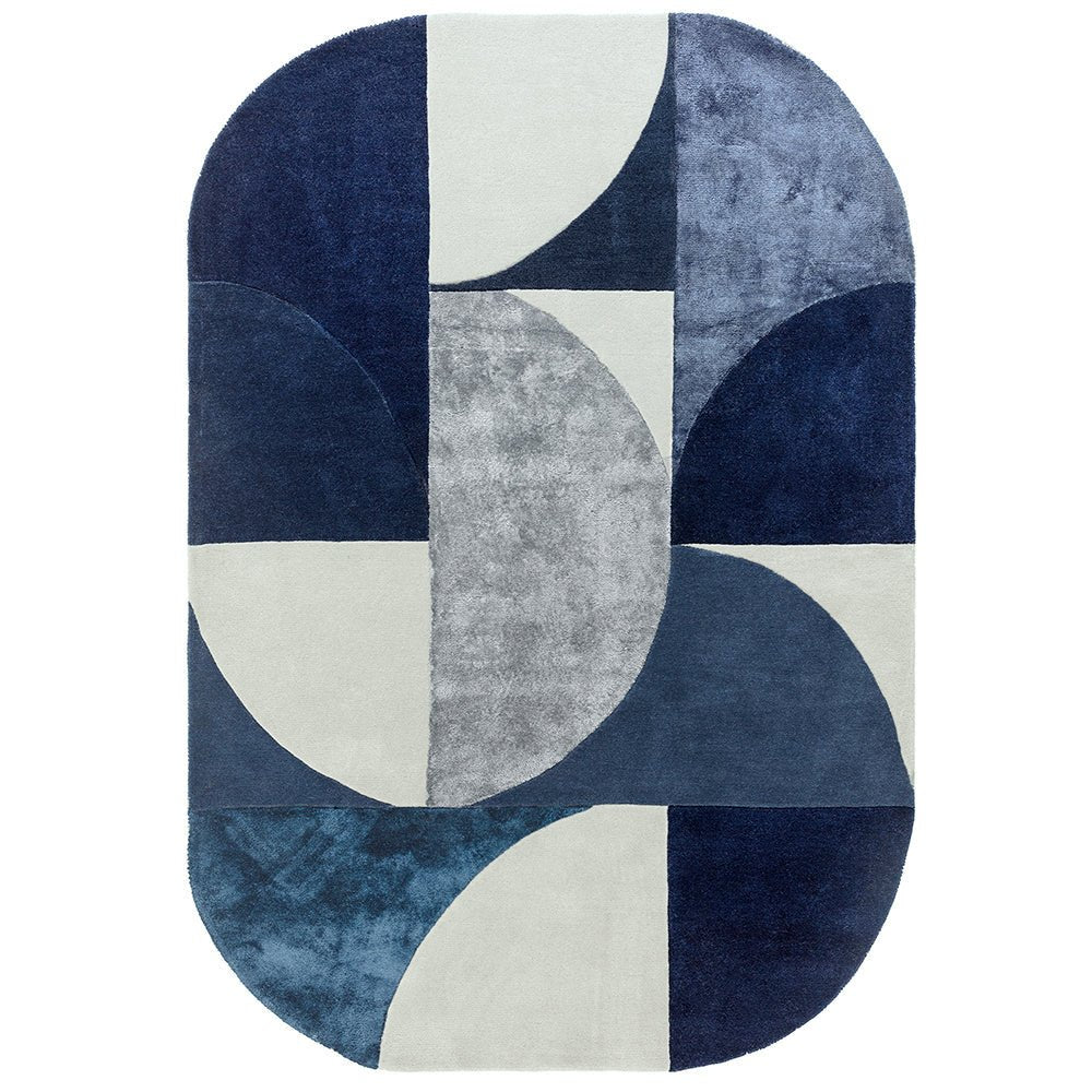 Asiatic Oval Indigo RugASI - MX - OVAL - 74 - 230X160Rugtastic