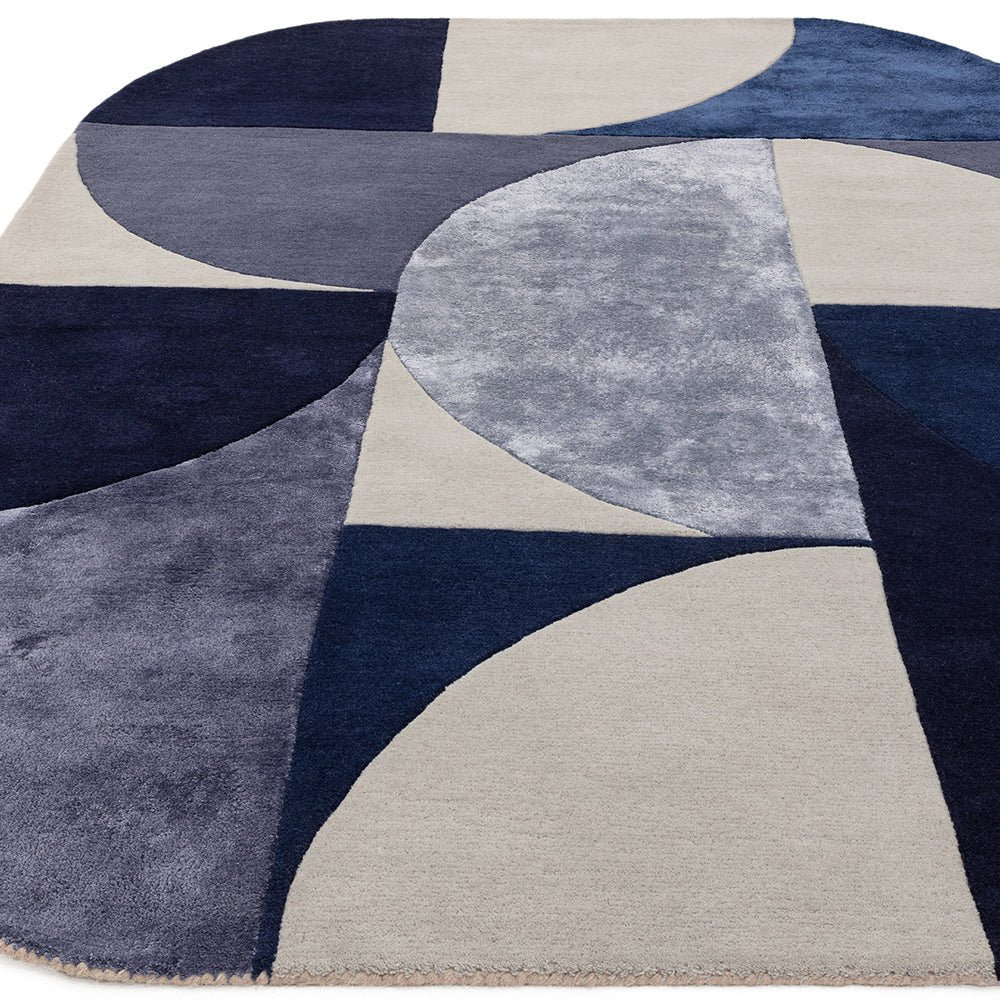 Asiatic Oval Indigo RugASI - MX - OVAL - 74 - 230X160Rugtastic