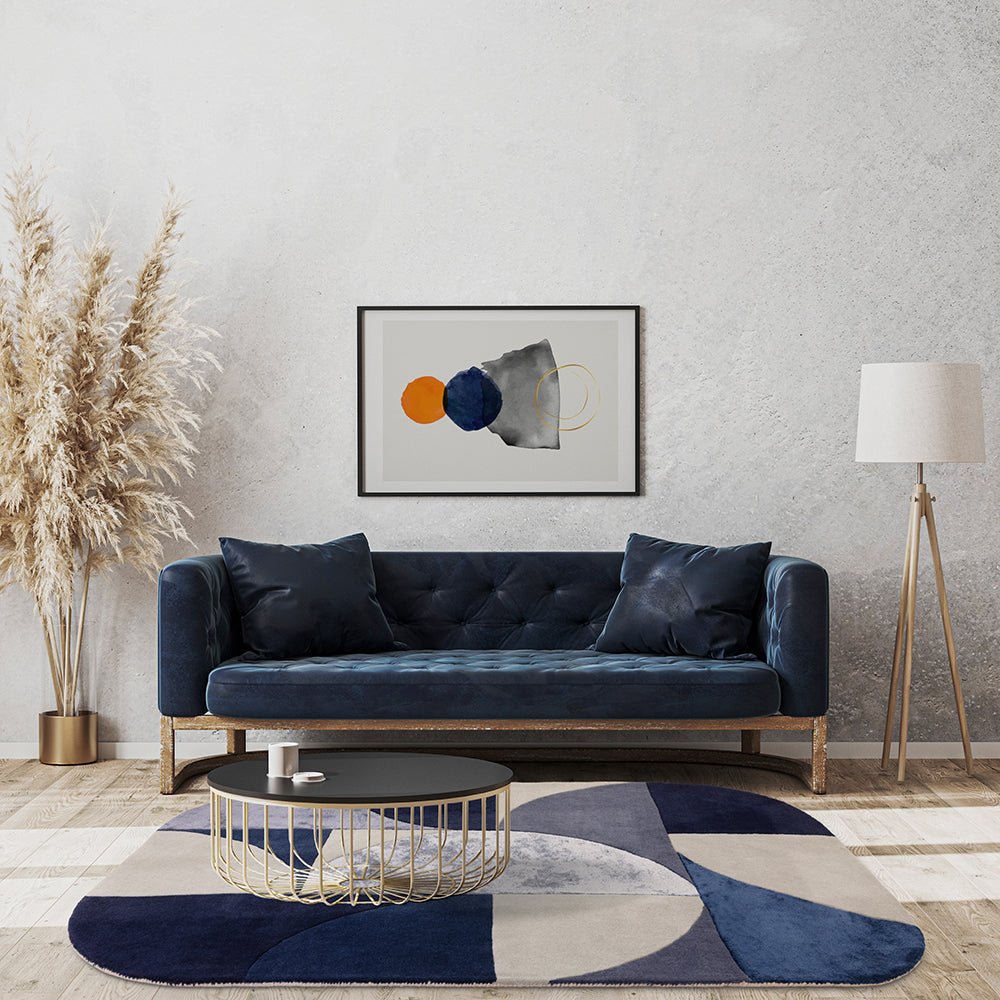 Asiatic Oval Indigo RugASI - MX - OVAL - 74 - 230X160Rugtastic