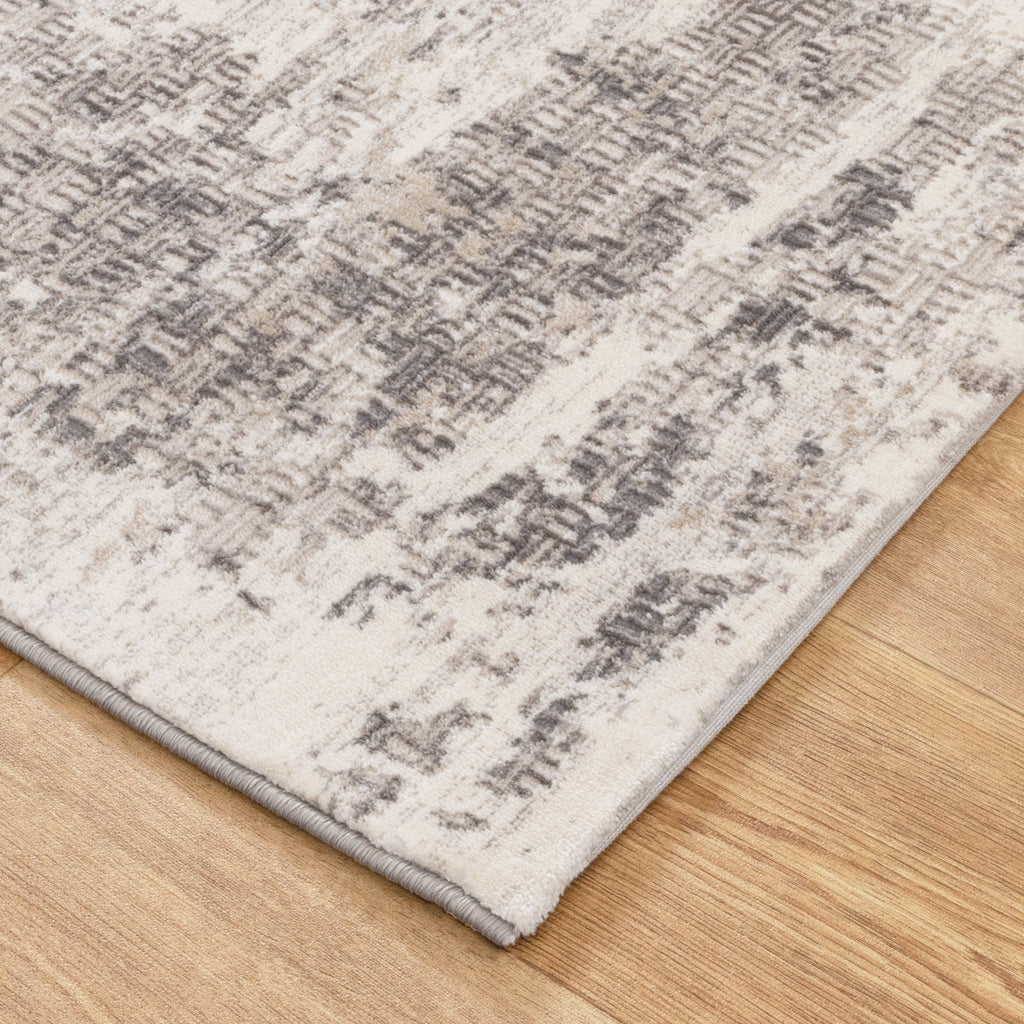 Atlas Distressed Border Beige Grey Rug - AT04ATIN160AT04Rugtastic