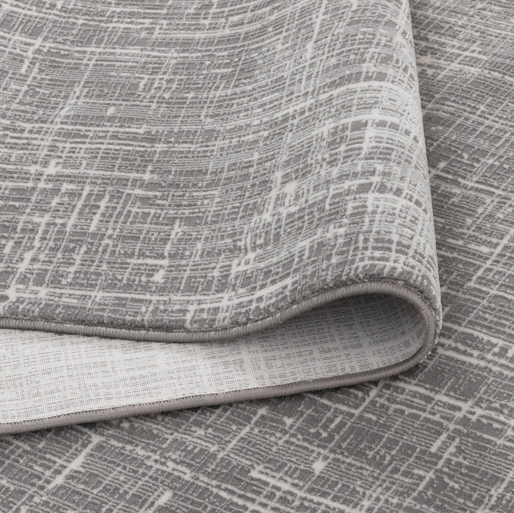 Atlas Distressed Geo Lines Grey Rug - AT02ATIN160AT02Rugtastic