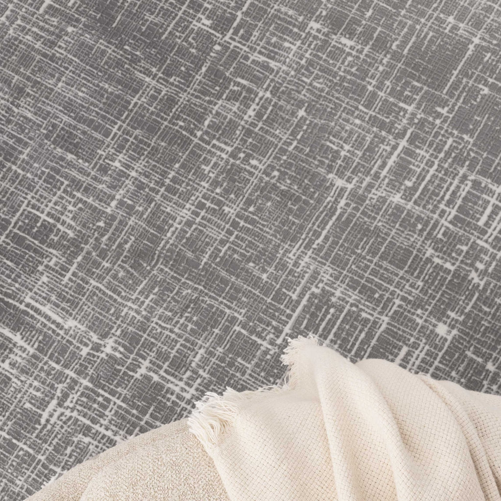 Atlas Distressed Geo Lines Grey Rug - AT02ATIN160AT02Rugtastic
