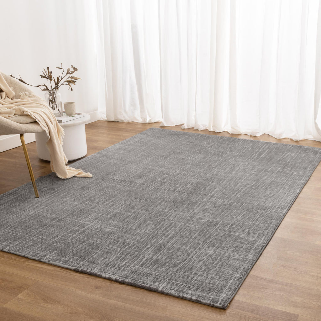 Atlas Distressed Geo Lines Grey Rug - AT02ATIN160AT02Rugtastic