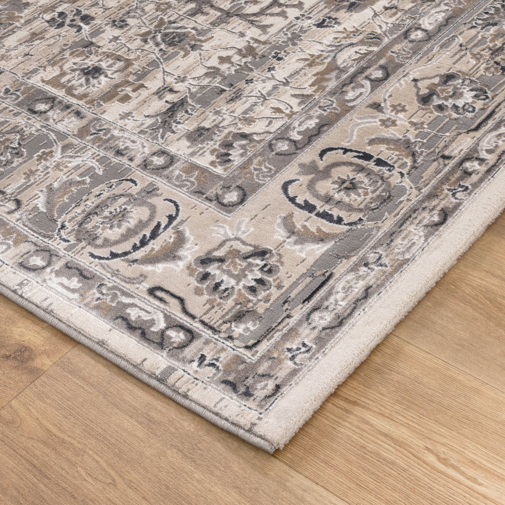 Atlas Distressed Transitional Beige Grey Rug - AT05ATIN160AT05Rugtastic