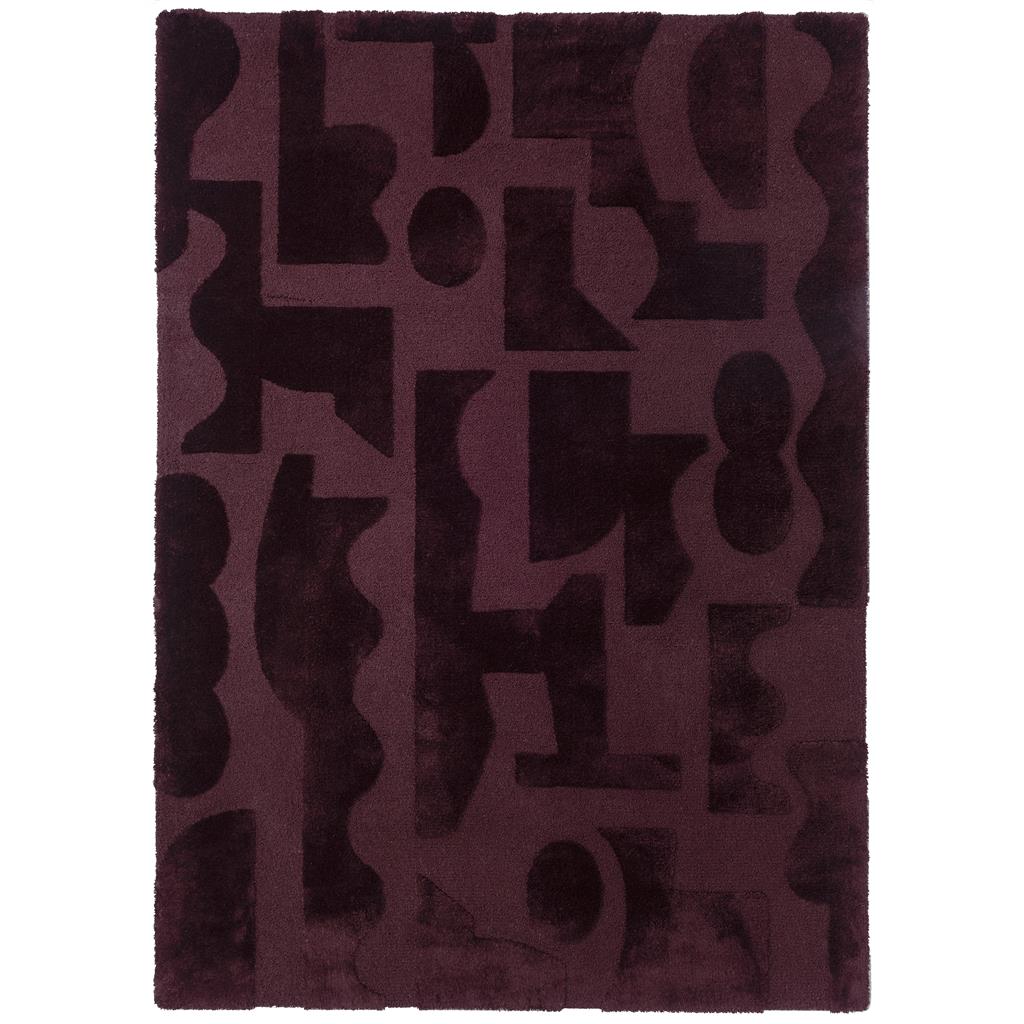 B&C Twinset Mural Burgundy 121100BC - TWI - 121100 - 200X140Rugtastic