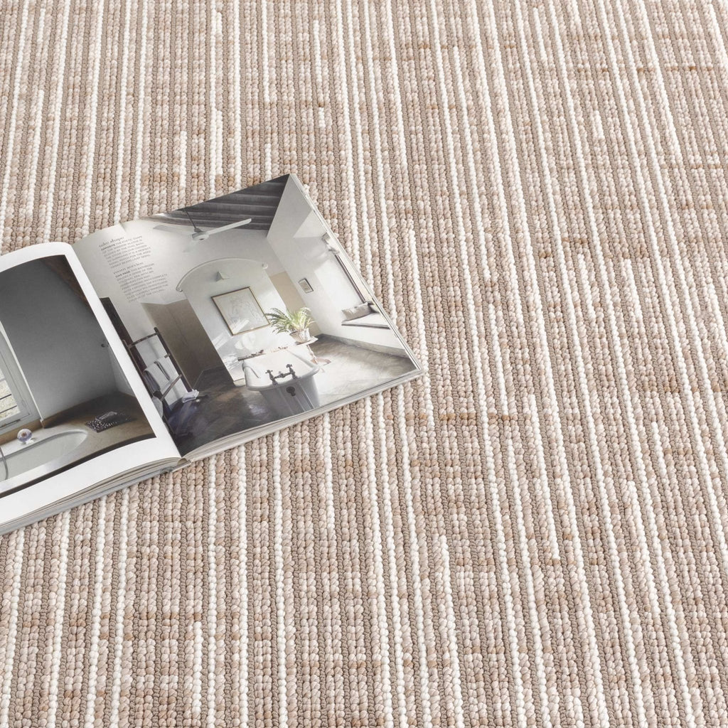 Bella Beige Ivory Loop Lines Rug - B007BERN160B007Rugtastic