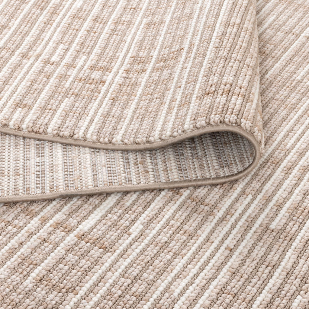 Bella Beige Ivory Loop Lines Rug - B007BERN160B007Rugtastic
