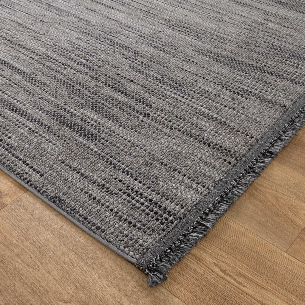 Bella Charcoal Loop Rug - B005BERN160B005Rugtastic