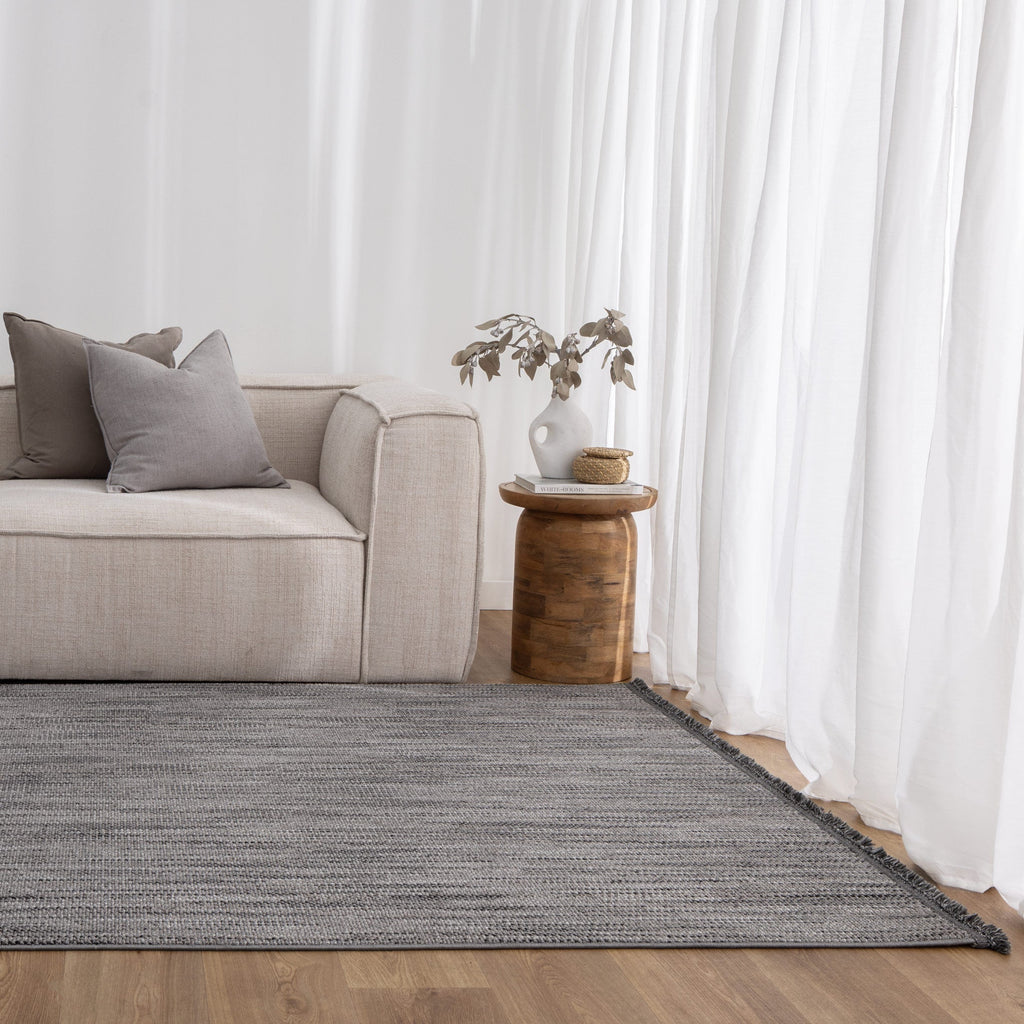 Bella Charcoal Loop Rug - B005BERN160B005Rugtastic
