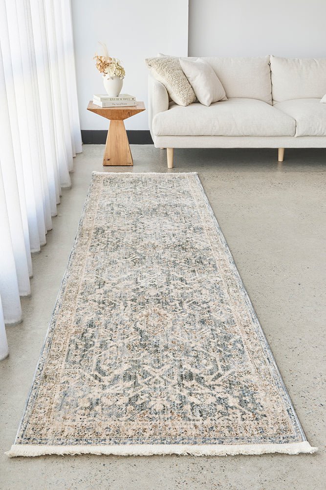 Bodrum Alvin Blue RugBDM - ALVIN - BLUE - 300X80Rugtastic