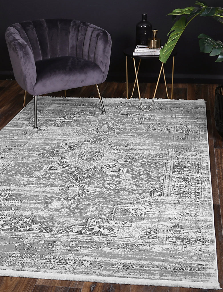 Bohan Medalion Grey RugBOHE16006GREYRugtastic