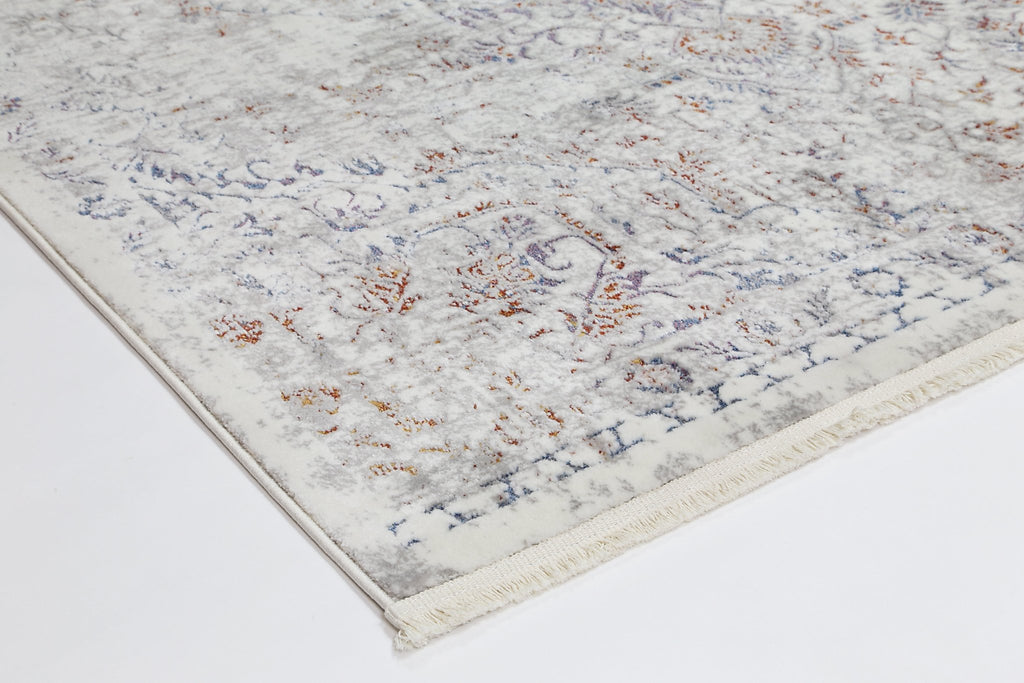 Bohan Vintage Grey Multi RugBOHE16007GMULRugtastic