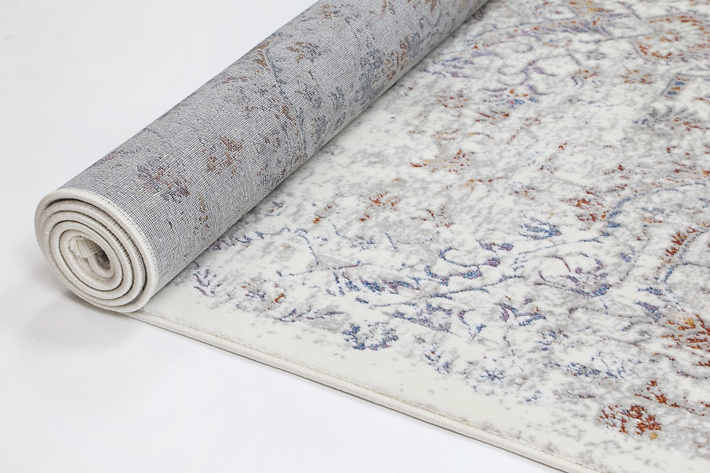 Bohan Vintage Grey Multi RugBOHE16007GMULRugtastic