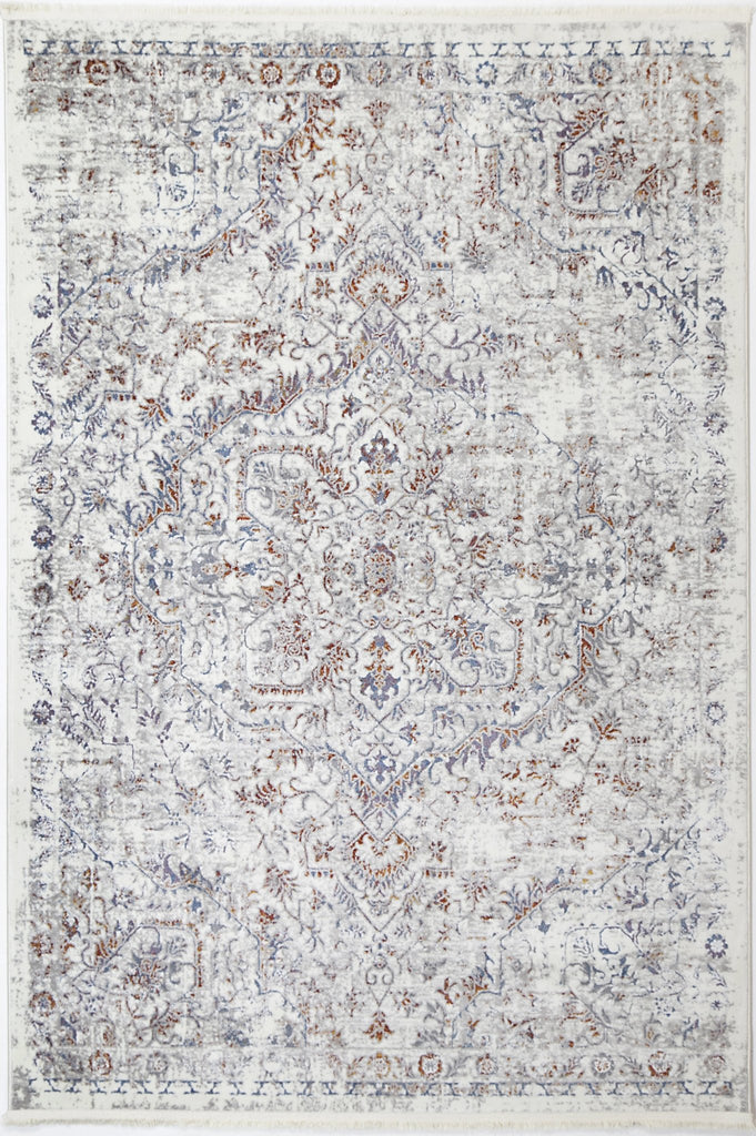 Bohan Vintage Grey Multi RugBOHE16007GMULRugtastic