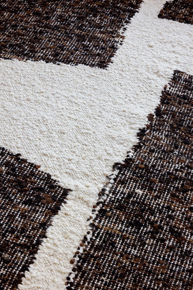 Brink & Campman Craft Fundament Chocolate/cream 149305 RugBC - CRAFT - 149305 - 200X140Rugtastic
