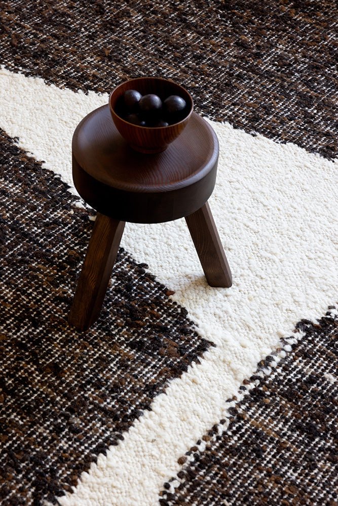 Brink & Campman Craft Fundament Chocolate/cream 149305 RugBC - CRAFT - 149305 - 200X140Rugtastic