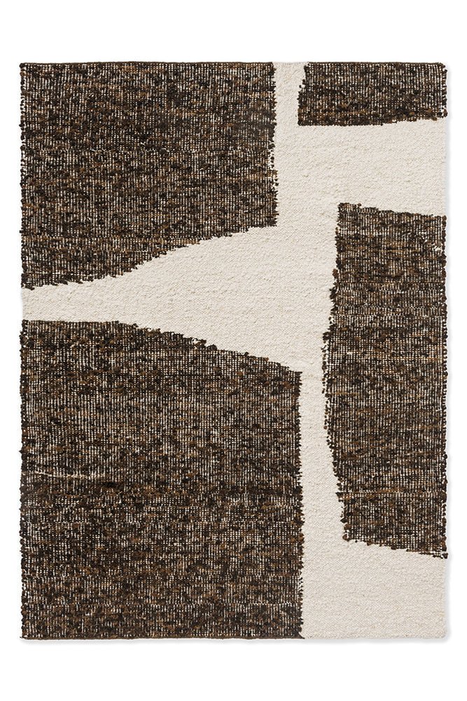 Brink & Campman Craft Fundament Chocolate/cream 149305 RugBC - CRAFT - 149305 - 200X140Rugtastic