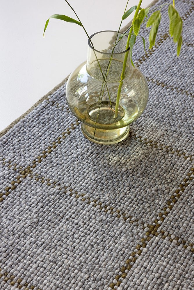Brink & Campman Craft Matter Check Slate 049104 RugBC - CRAFT - 049104 - 200X140Rugtastic