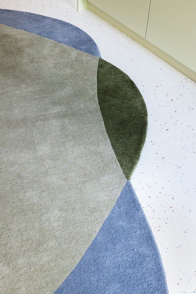 Brink & Campman Element Chad Grey Green 087704 RugBC - ELE - 087704 - 165X140Rugtastic