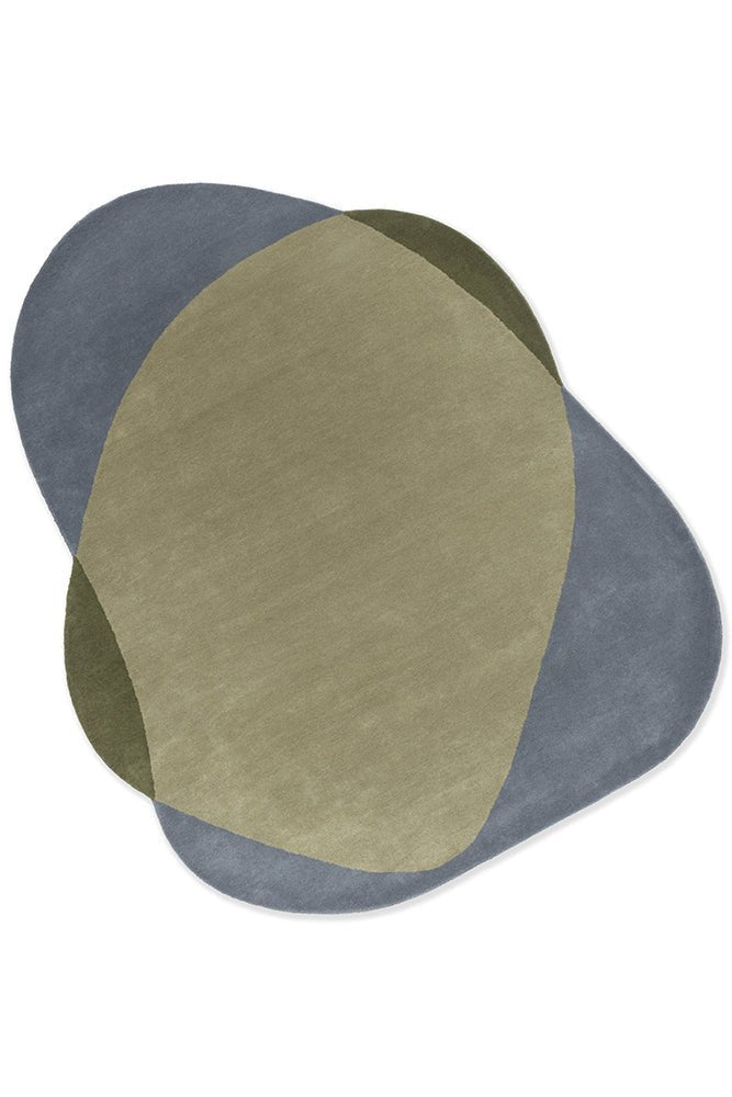 Brink & Campman Element Chad Grey Green 087704 RugBC - ELE - 087704 - 165X140Rugtastic