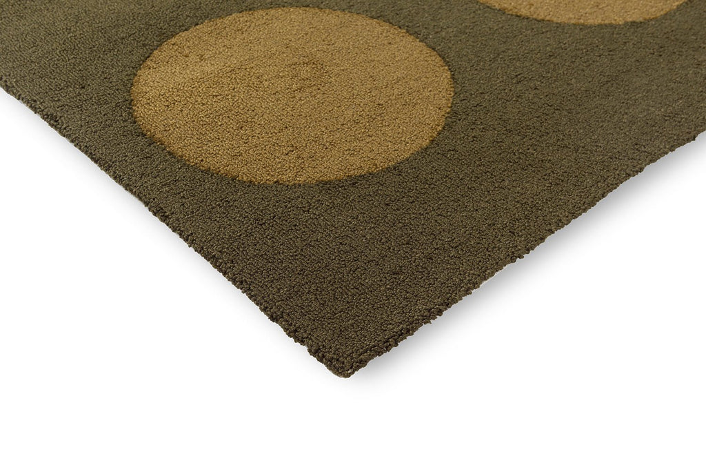 Brink & Campman Habitat Festival Dots Olive Green 495817 Outdoor RugBC - HAB - 495817 - 200X140Rugtastic