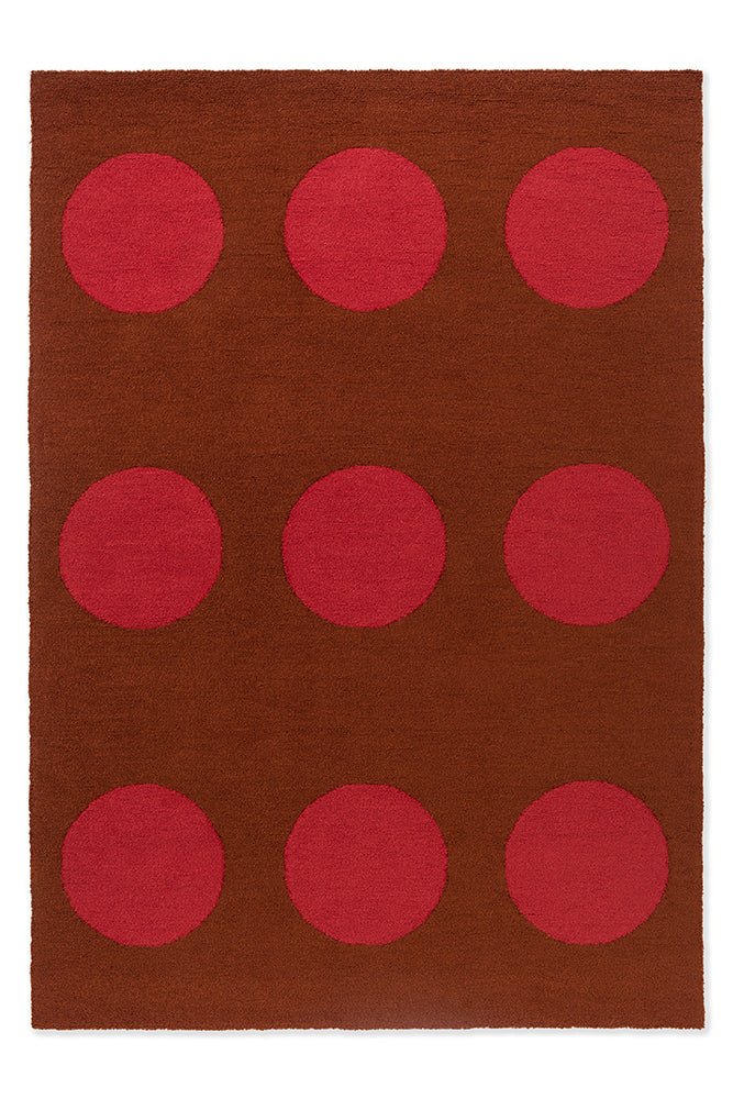 Brink & Campman Habitat Festival Dots Red 495800 Outdoor RugBC - HAB - 495800 - 200X140Rugtastic