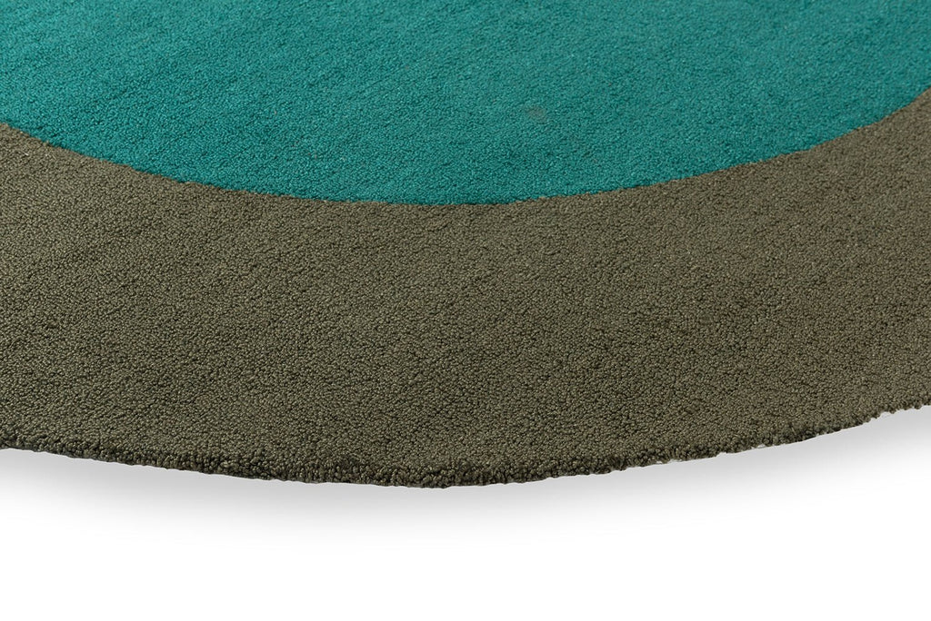 Brink & Campman Habitat Festival Round Aqua 496308 Outdoor RugBC - HAB - 496308 - 150X150Rugtastic