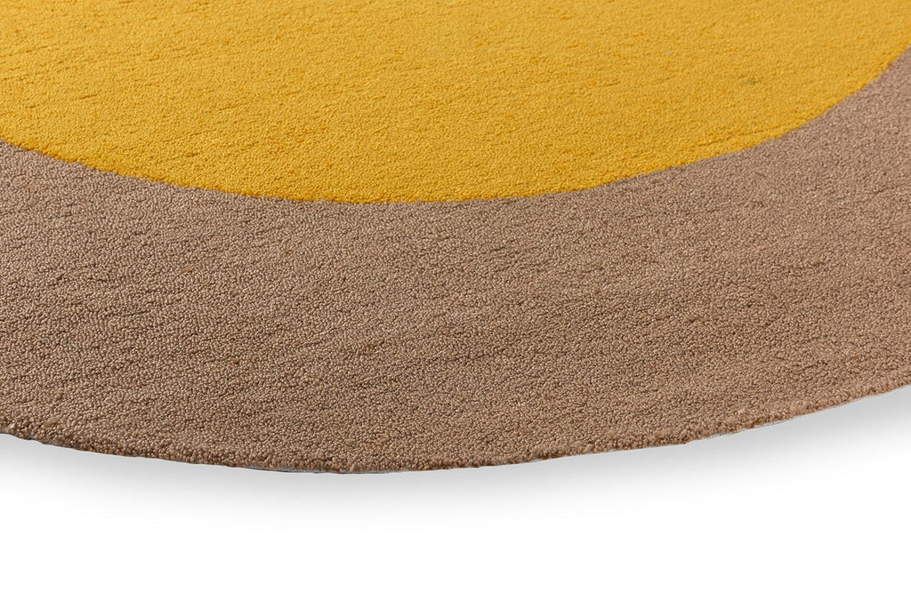 Brink & Campman Habitat Festival Round Yellow 496306 Outdoor RugBC - HAB - 496306 - 150X150Rugtastic