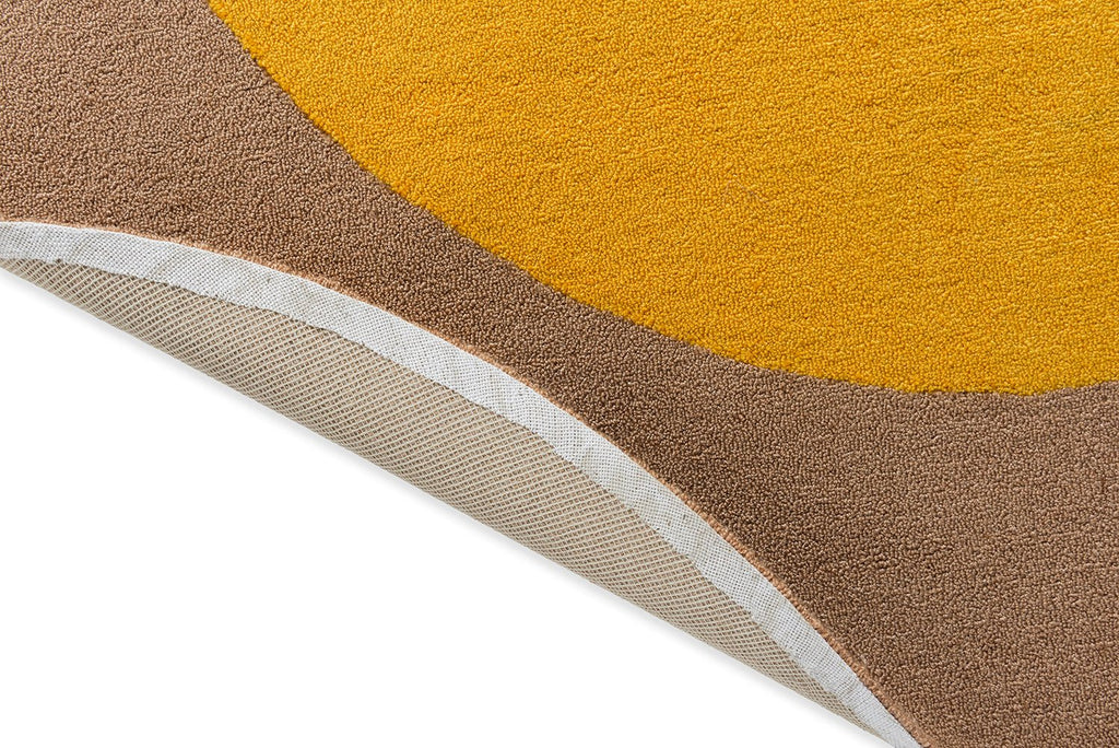 Brink & Campman Habitat Festival Round Yellow 496306 Outdoor RugBC - HAB - 496306 - 150X150Rugtastic