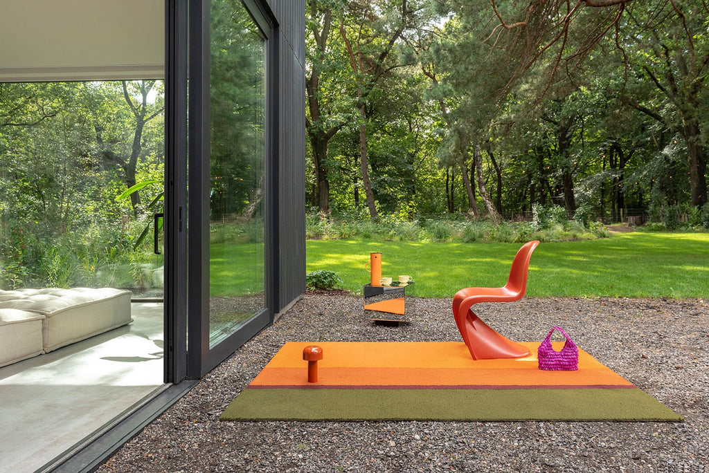 Brink & Campman Habitat Festival Stripe Orange 496513 Outdoor RugBC - HAB - 496513 - 200X140Rugtastic