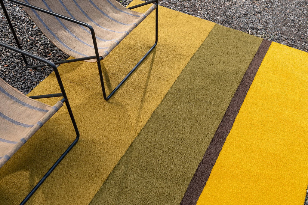 Brink & Campman Habitat Festival Stripe Yellow 496516 Outdoor RugBC - HAB - 496516 - 200X140Rugtastic