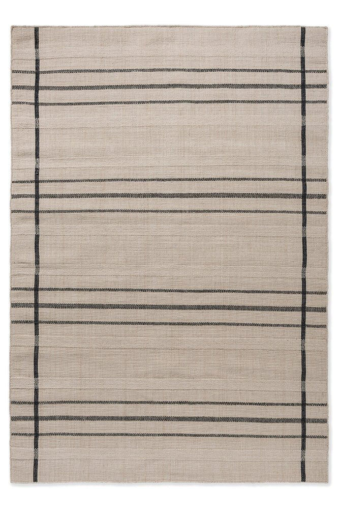 Brink & Campman Zona Charcoal Line 497605 Outdoor RugBC - ZON - 497605 - 200X140Rugtastic