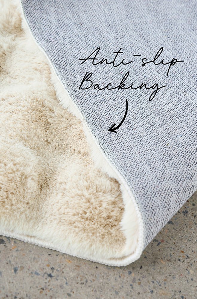 Bubble Natural Round - Machine Washable RugBUB - NATURAL - 100X100Rugtastic