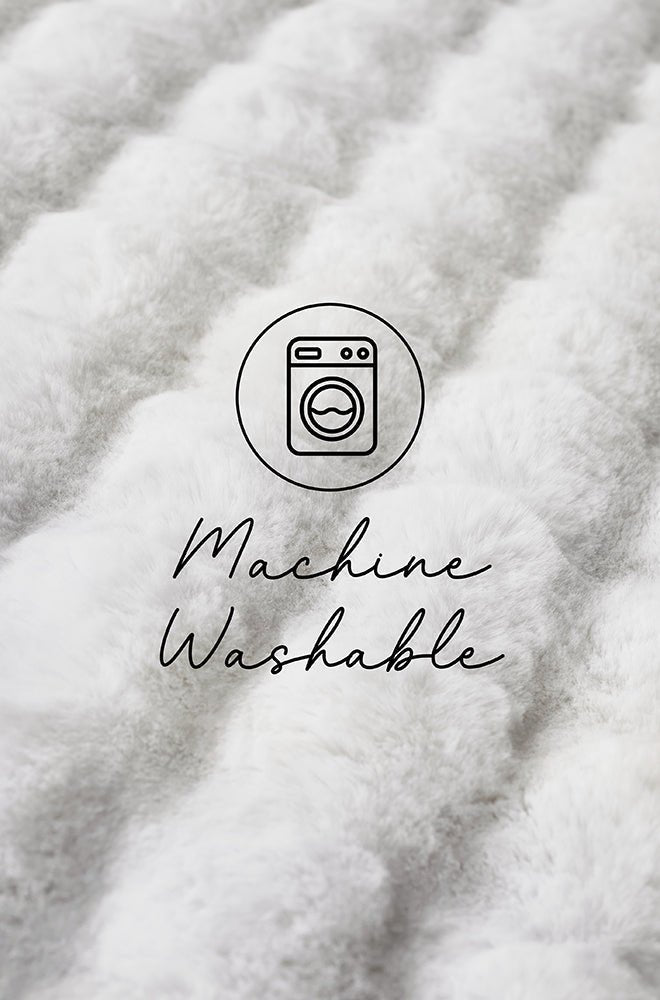 Bubble White Round - Machine Washable RugBUB - WHITE - 100X100Rugtastic