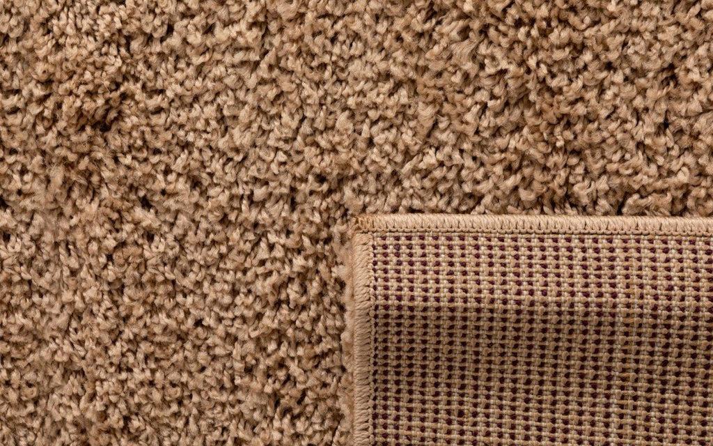 Budget Shaggy Rug Beige BrownB3460/TAUPERugtastic