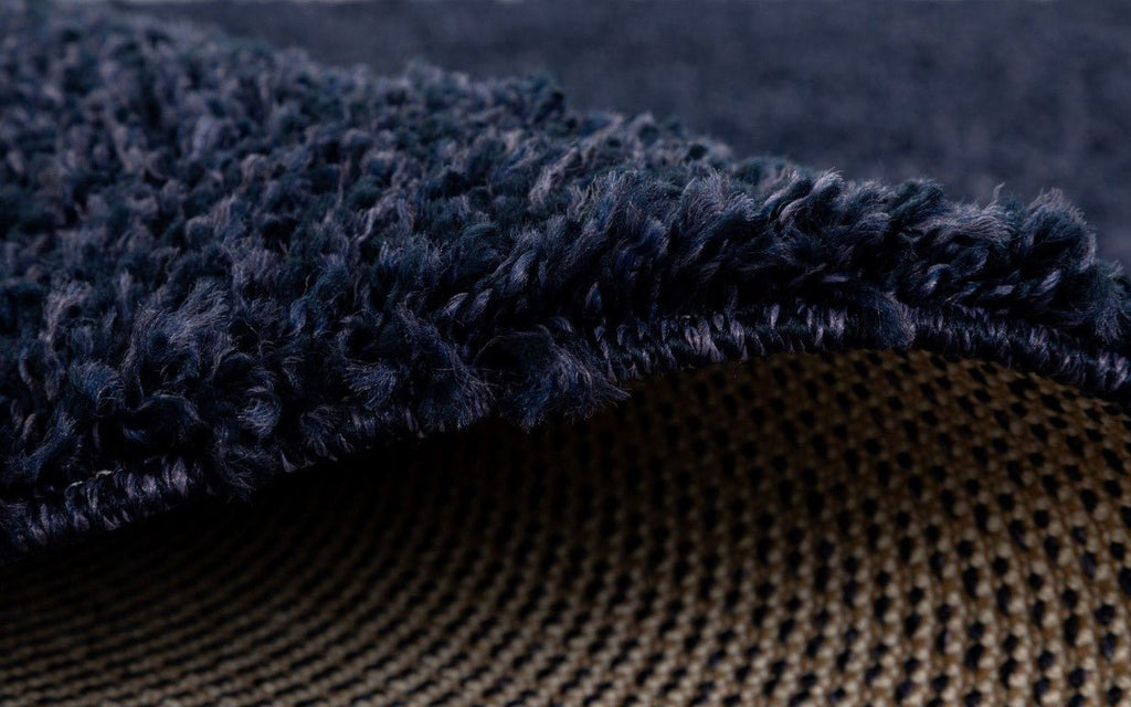 Budget Shaggy Rug Denim BlueB36113/COSTARugtastic
